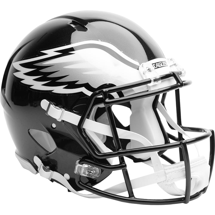 Philadelphia Eagles Riddell Speed Authentic Helmet - Black Alternate 2022
