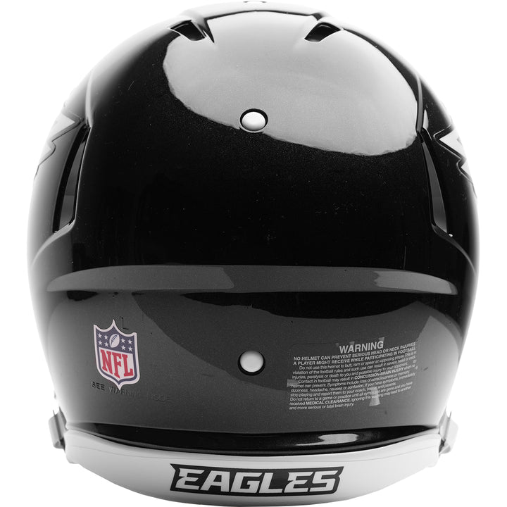 Philadelphia Eagles Riddell Speed Authentic Helmet - Black Alternate 2022