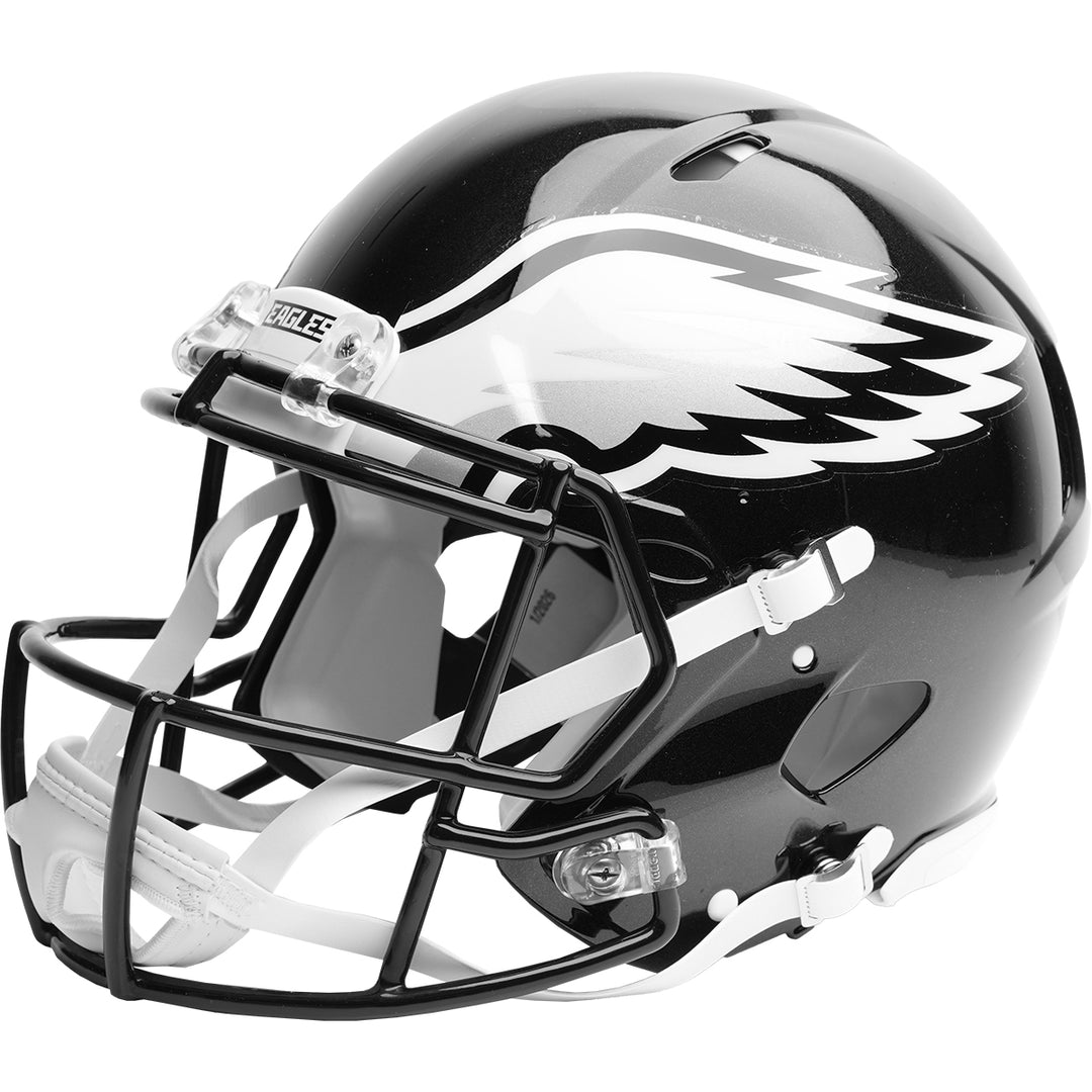 Philadelphia Eagles Riddell Speed Authentic Helmet - Black Alternate 2022
