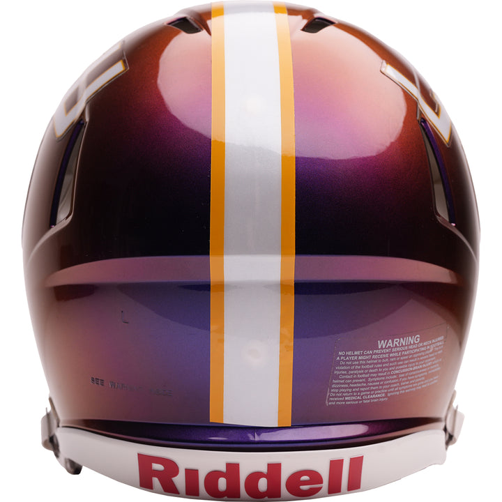 LSU Tigers Riddell Speed Authentic Helmet - Lucid Purple