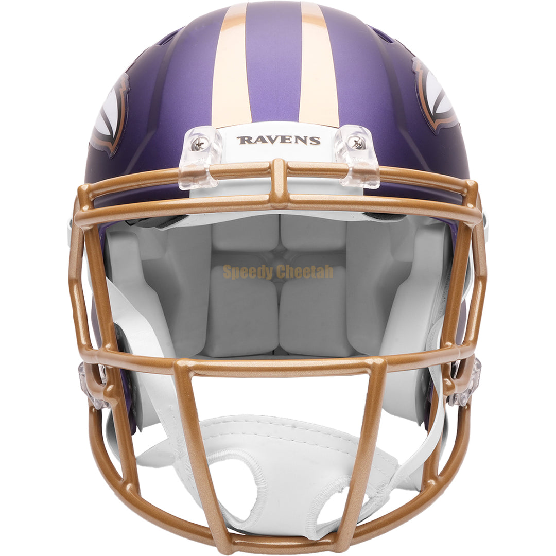 Baltimore Ravens Riddell Speed Authentic Helmet - Purple Rising Alternate 2026