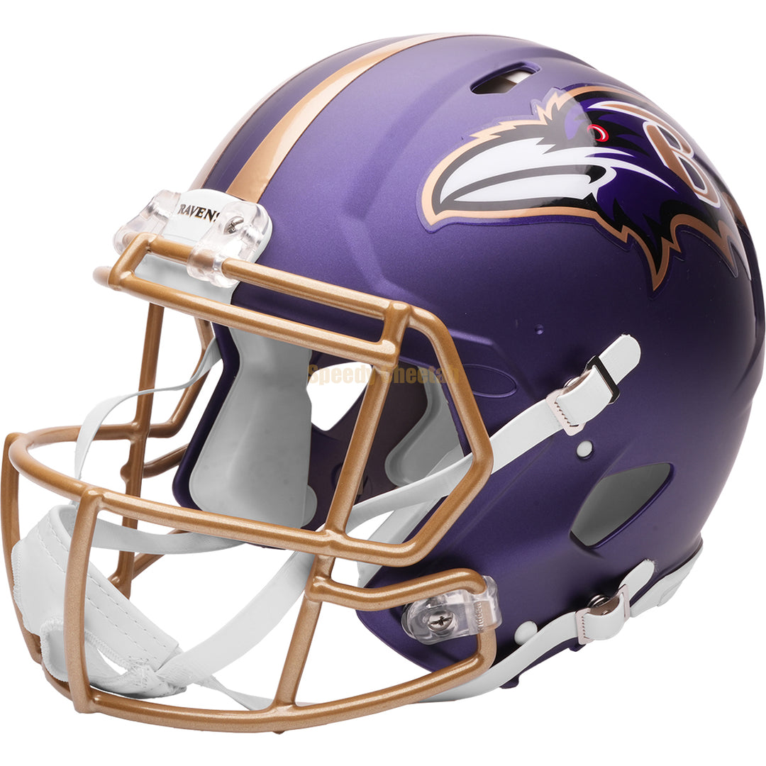 Baltimore Ravens Riddell Speed Authentic Helmet - Purple Rising Alternate 2026