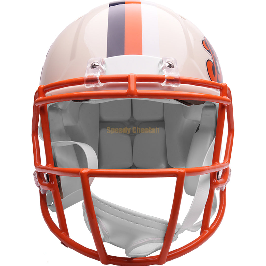 chicago bears throwback football helmet Riddell SpeedFlex Authentic The Riddell Speedflex Helmet is one of the most popular and iconic styles in history and one of the most sought after by collectors Anthony Thomas Signed Chicago Bears