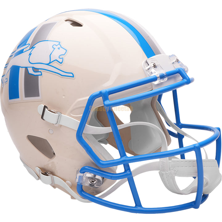 Detroit Lions Riddell Speed Authentic Helmet - Retro