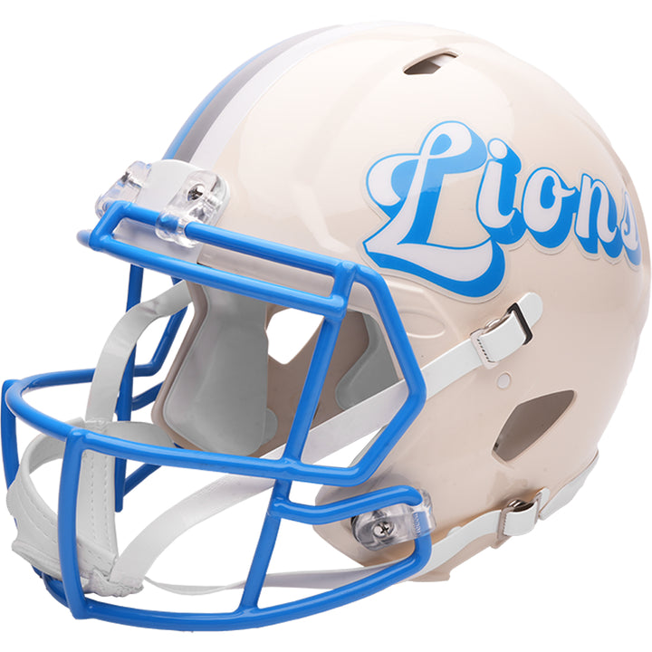 Detroit Lions Riddell Speed Authentic Helmet - Retro