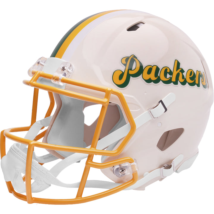 Green Bay Packers Riddell Speed Authentic Helmet - Retro