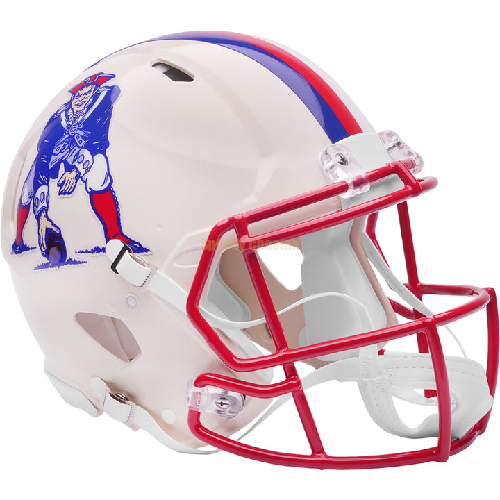 New England Patriots Riddell Speed Authentic Helmet - Retro