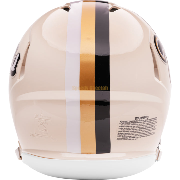 New Orleans Saints Riddell Speed Authentic Helmet - Retro