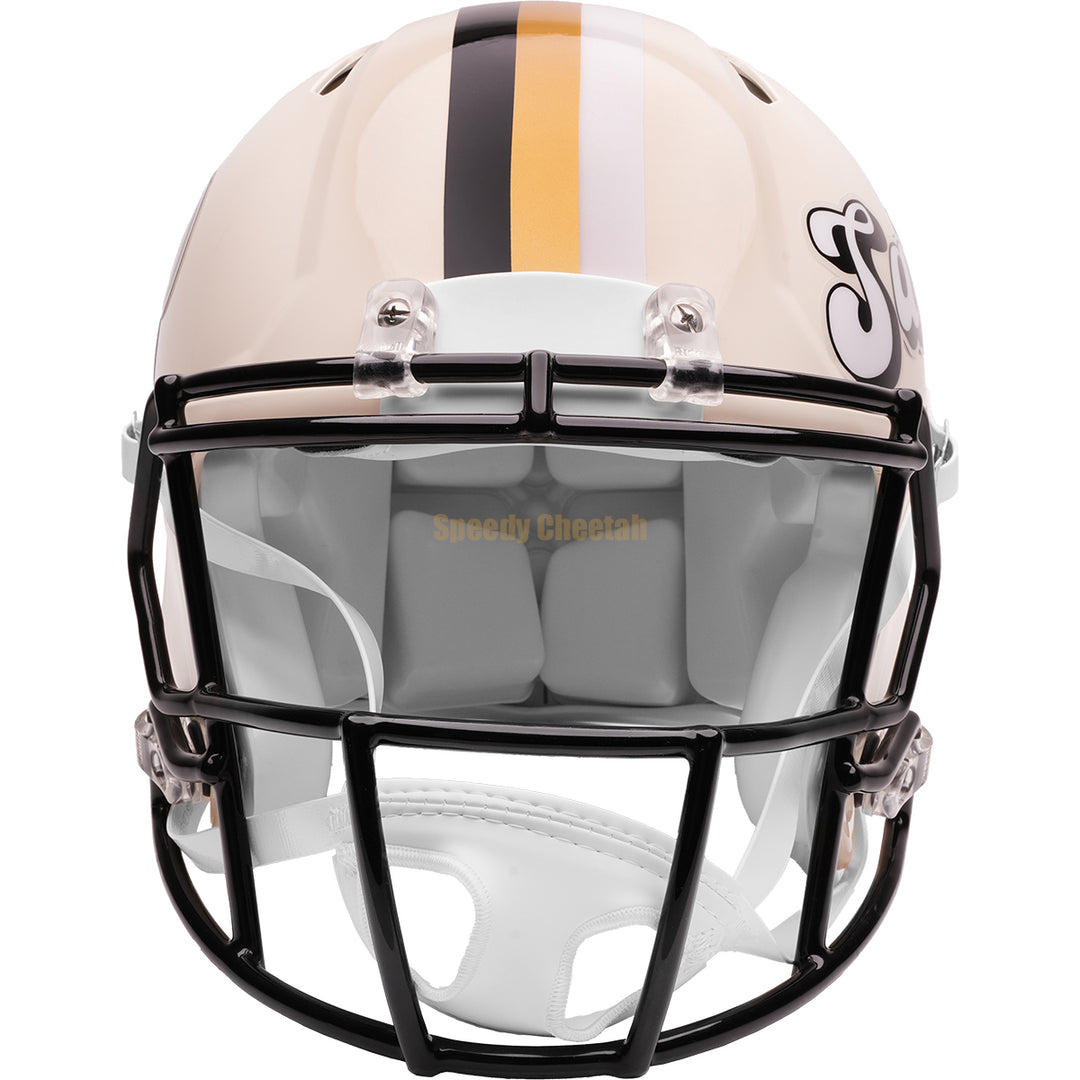 New Orleans Saints Riddell Speed Authentic Helmet - Retro