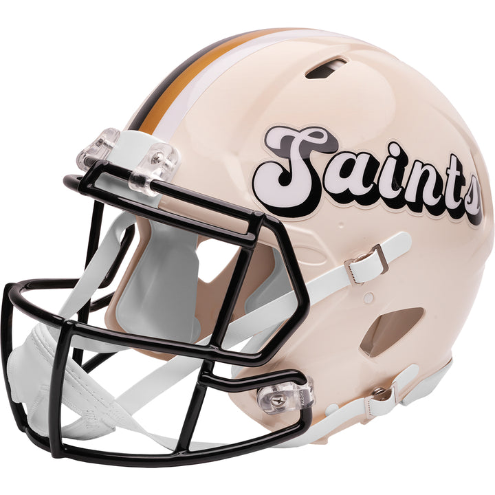 New Orleans Saints Riddell Speed Authentic Helmet - Retro
