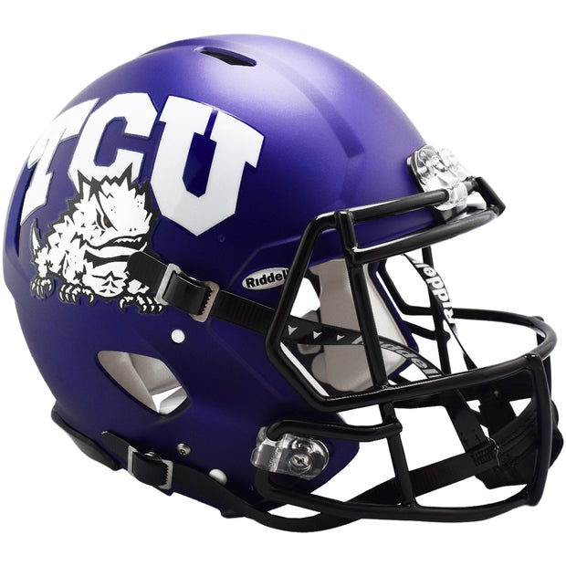 TCU Horned Frogs Purple Riddell Speed Authentic Football Helmet