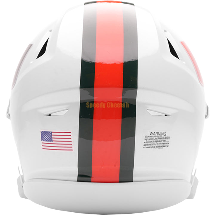 Miami Hurricanes Riddell SpeedFlex Mid-Size MIDI Helmet