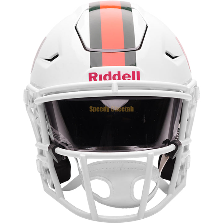 Miami Hurricanes Riddell SpeedFlex Mid-Size MIDI Helmet