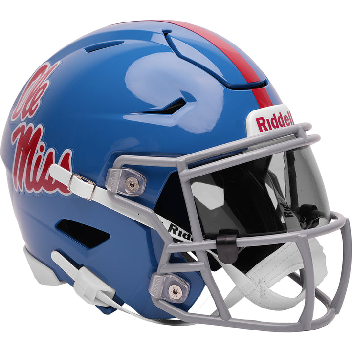 Ole Miss Rebels Powder Blue Riddell SpeedFlex Mid-Size MIDI Helmet