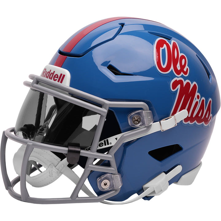 Ole Miss Rebels Powder Blue Riddell SpeedFlex Mid-Size MIDI Helmet