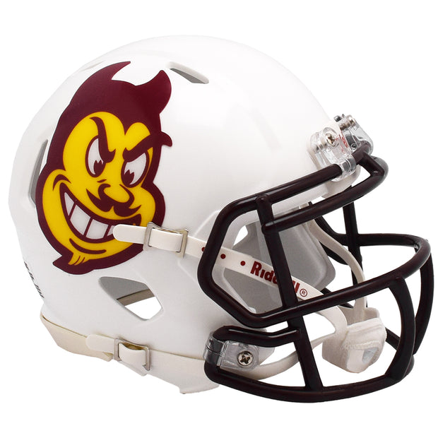 ASU Sun Devils Riddell Speed Mini Helmet - White Sparky