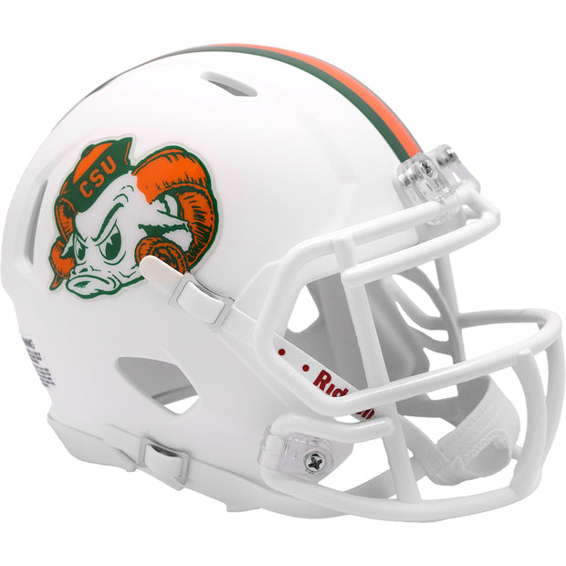 Colorado State Rams Riddell Speed Mini Helmet - White Aggies