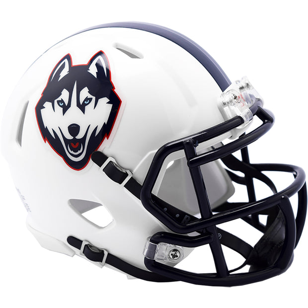 UConn Huskies Riddell Speed Mini Helmet - White