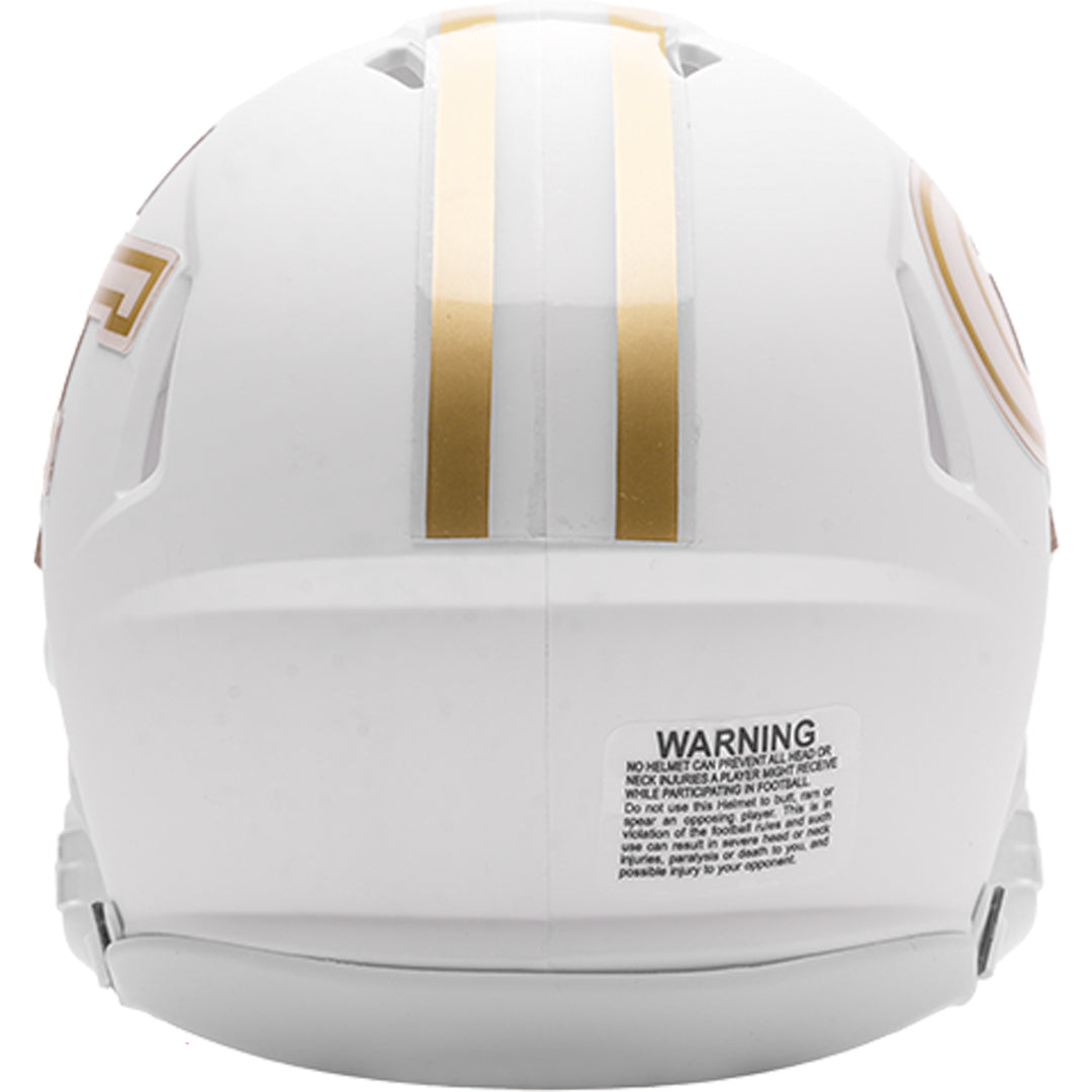 Georgia Tech Yellow Jackets Riddell Speed Mini Helmet - White