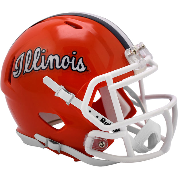 Illinois Fighting Illini Speed Mini Helmet - Script