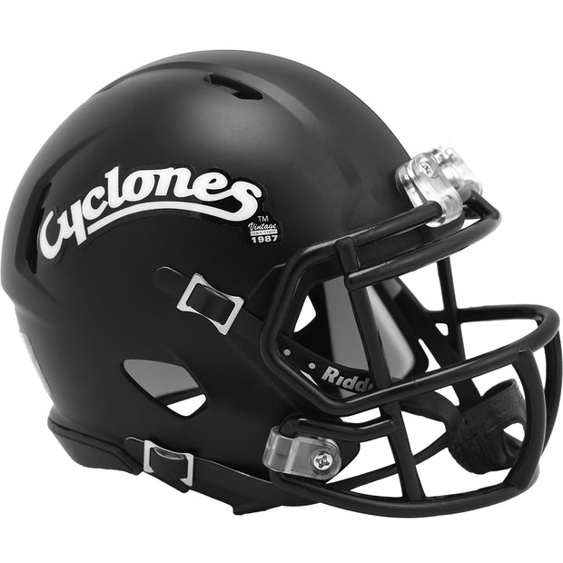 Iowa State Cyclones Riddell Speed Mini Helmet - Black Script