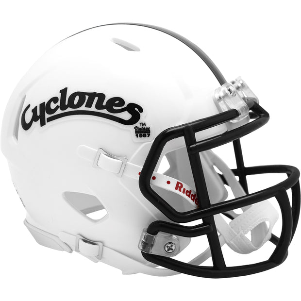 Iowa State Cyclones Riddell Speed Mini Helmet - White Script