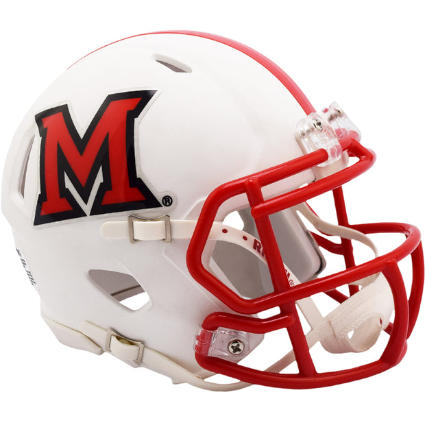 Miami Ohio Redhawks Riddell Speed Mini Helmet