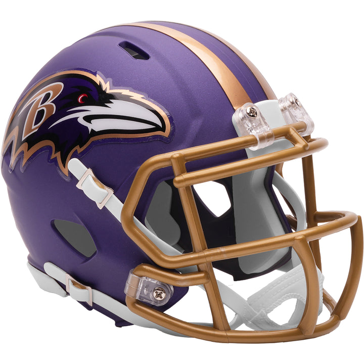 Baltimore Ravens Riddell Speed Mini Helmet - Purple Rising Alternate 2026