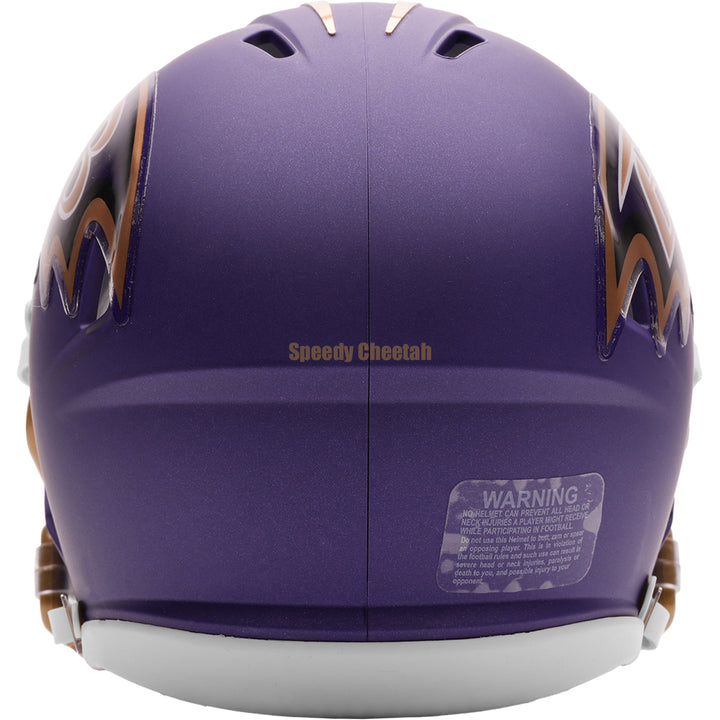 Baltimore Ravens Riddell Speed Mini Helmet - Purple Rising Alternate 2026