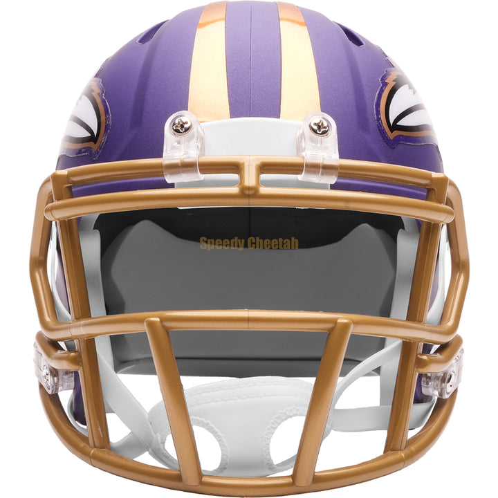 Baltimore Ravens Riddell Speed Mini Helmet - Purple Rising Alternate 2026