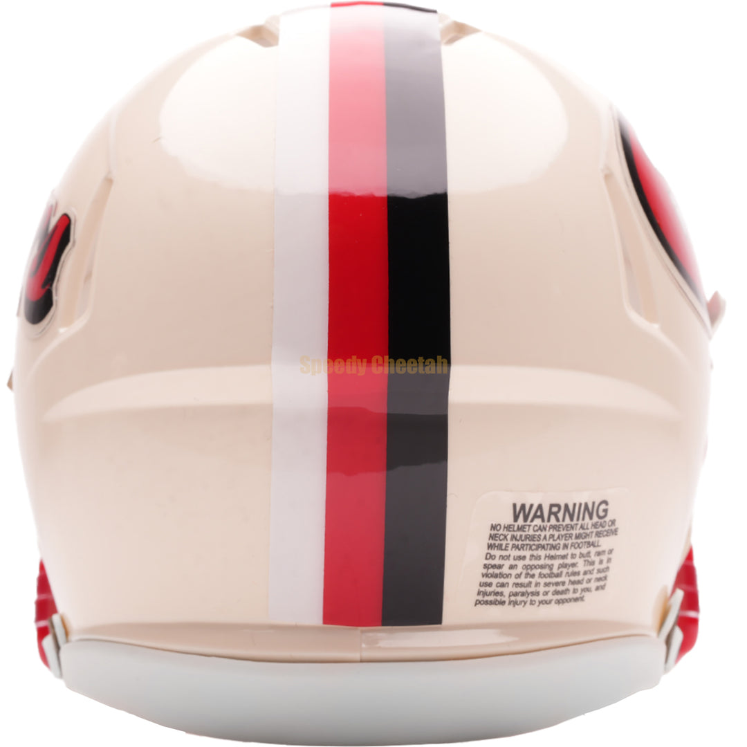 San Francisco 49ers Retro Speed Mini Football Helmet