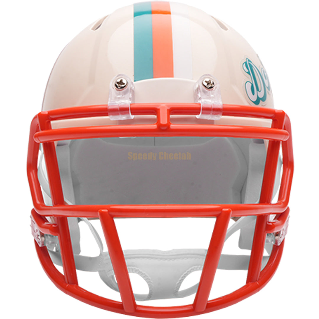 Miami Dolphins Riddell Speed Mini Helmet - Retro