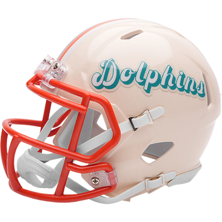 Miami Dolphins Riddell Speed Mini Helmet - Retro