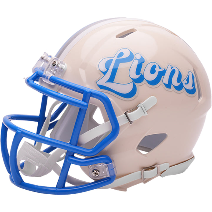 Detroit Lions Riddell Speed Mini Helmet - Retro
