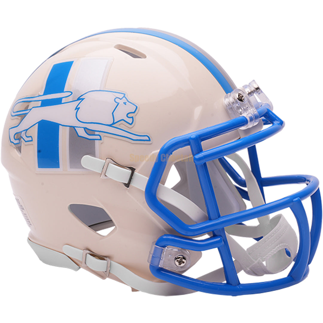 Detroit Lions Riddell Speed Mini Helmet - Retro
