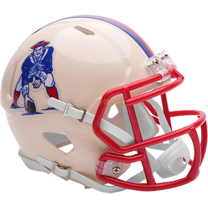 New England Patriots Riddell Speed Mini Helmet - Retro
