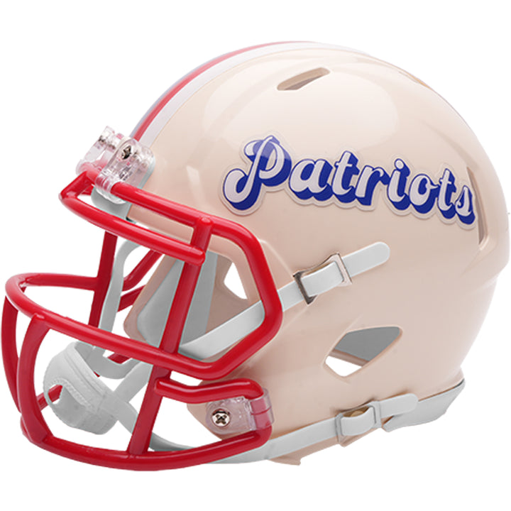 New England Patriots Riddell Speed Mini Helmet - Retro
