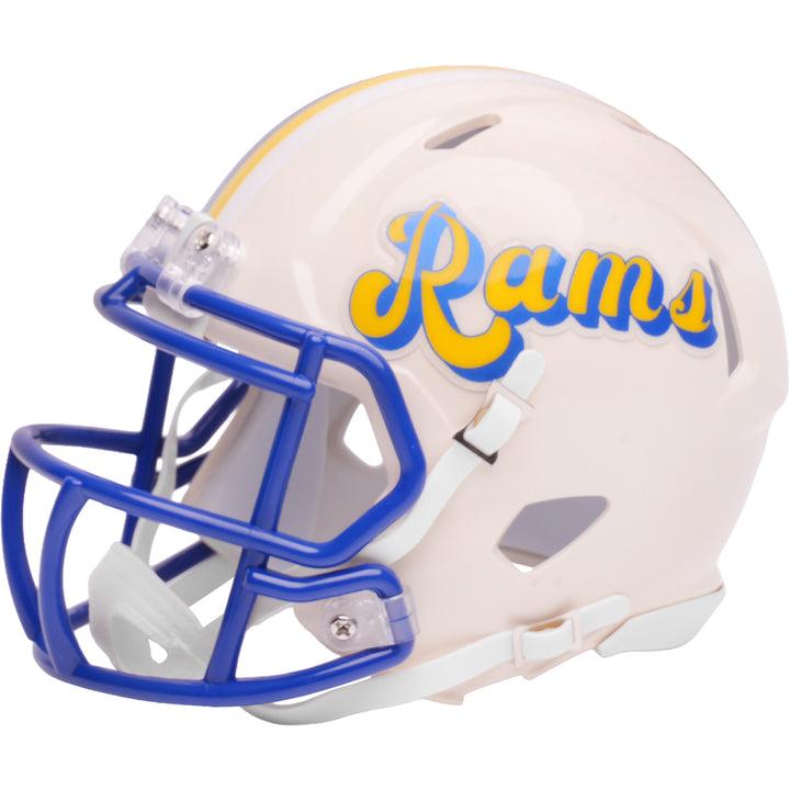 LA Rams Riddell Speed Mini Helmet - Retro