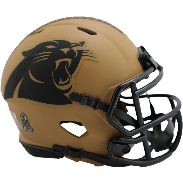 Carolina Panthers Salute To Service 2023 Riddell Speed Mini Helmet