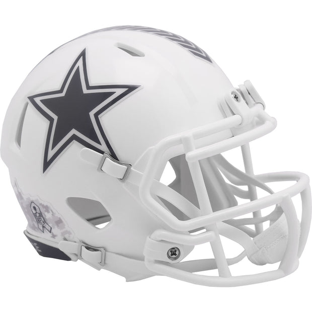 Dallas Cowboys Riddell Speed Mini Helmet - Salute To Service 2024
