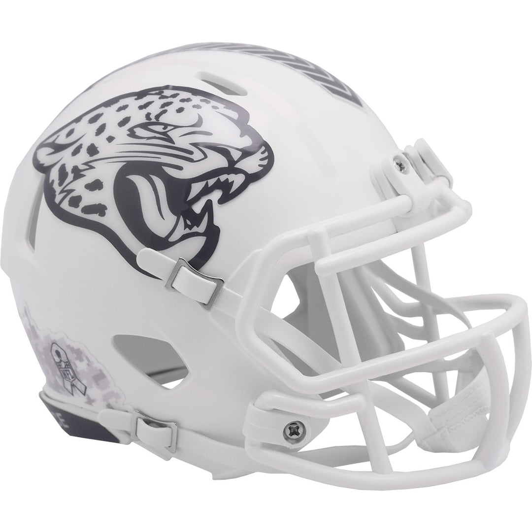 Jacksonville Jaguars Riddell Speed Mini Helmet - Salute To Service 2024