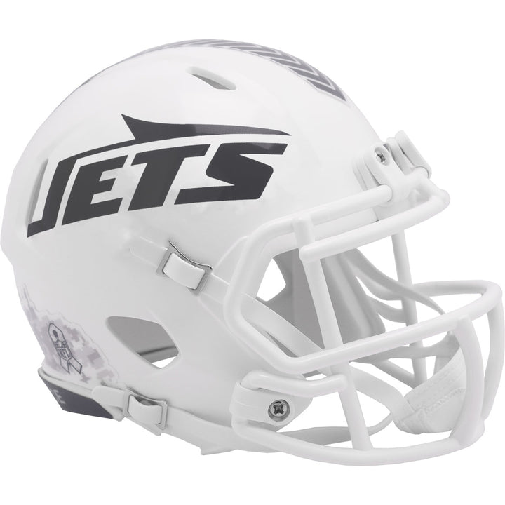New York Jets Riddell Speed Mini Helmet - Salute To Service 2024