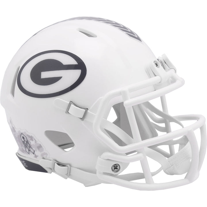 Green Bay Packers Riddell Speed Mini Helmet - Salute To Service 2024