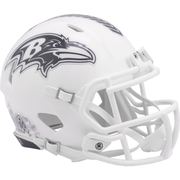 Baltimore Ravens Riddell Speed Mini Helmet - Salute To Service 2024