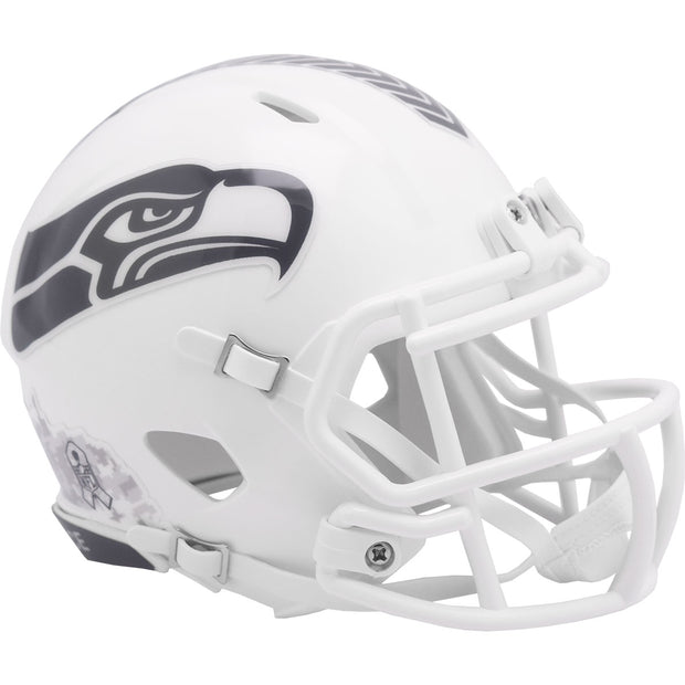 Seattle Seahawks Riddell Speed Mini Helmet - Salute To Service 2024