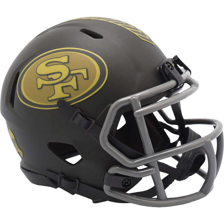 San Francisco 49ers Riddell Speed Mini Helmet - Salute To Service 2025