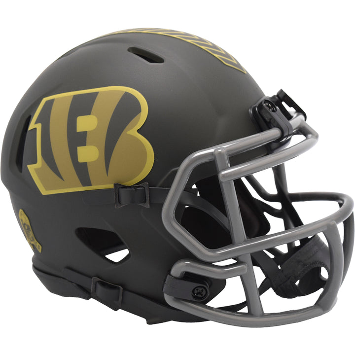 Cincinnati Bengals Riddell Speed Mini Helmet - Salute To Service 2025