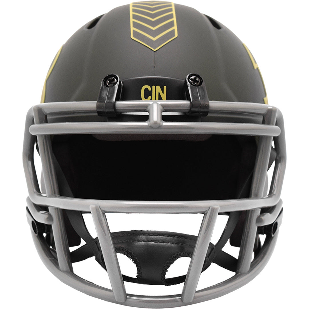 Cincinnati Bengals Riddell Speed Mini Helmet - Salute To Service 2025