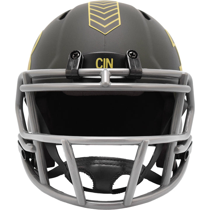 Cincinnati Bengals Riddell Speed Mini Helmet - Salute To Service 2025