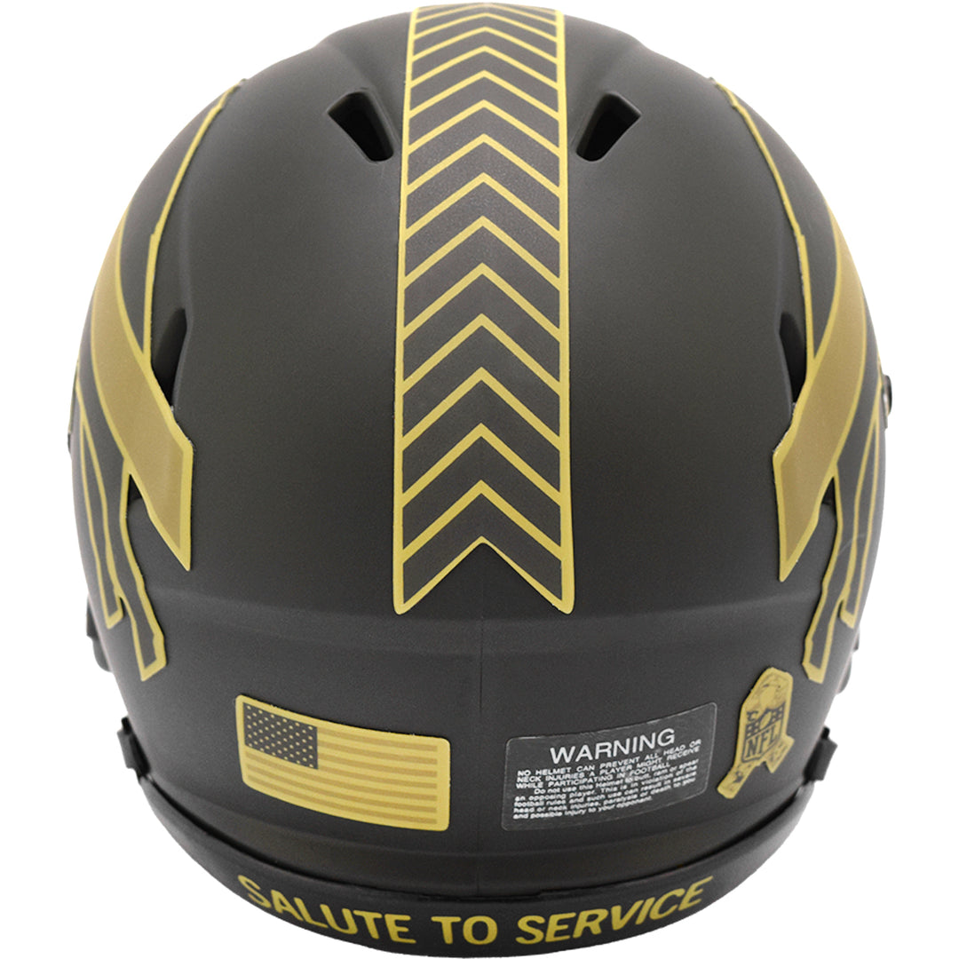 Buffalo Bills Riddell Speed Mini Helmet - Salute To Service 2025